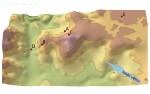 3D terrain visualization – Single map