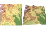 3D terrain visualization – Dual map